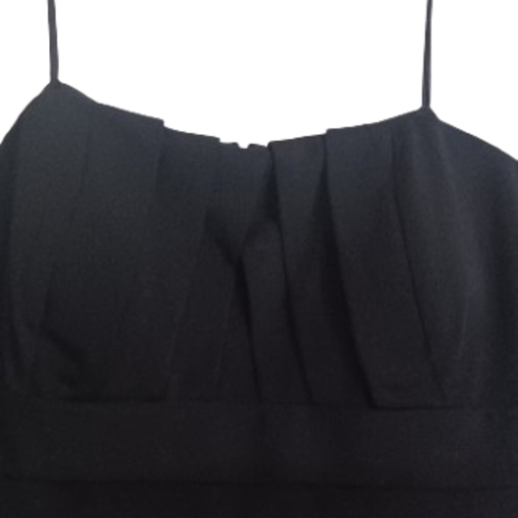 Gold and Black Elegant Strapless Bubble Hem Cocktail Mini Dress - Picture 4 of 5